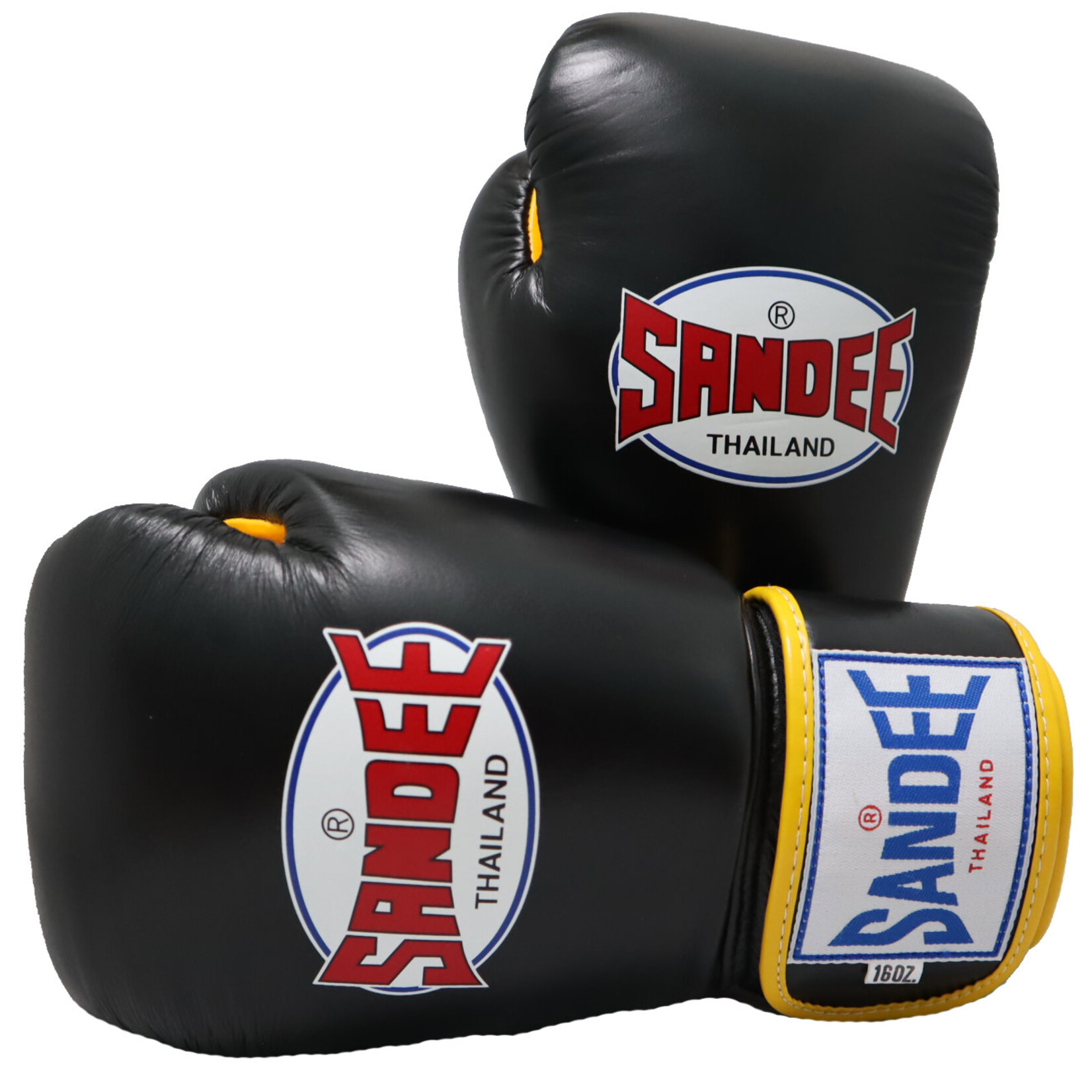 Sandee Sandee Boxing Gloves Authentic Black & Yellow