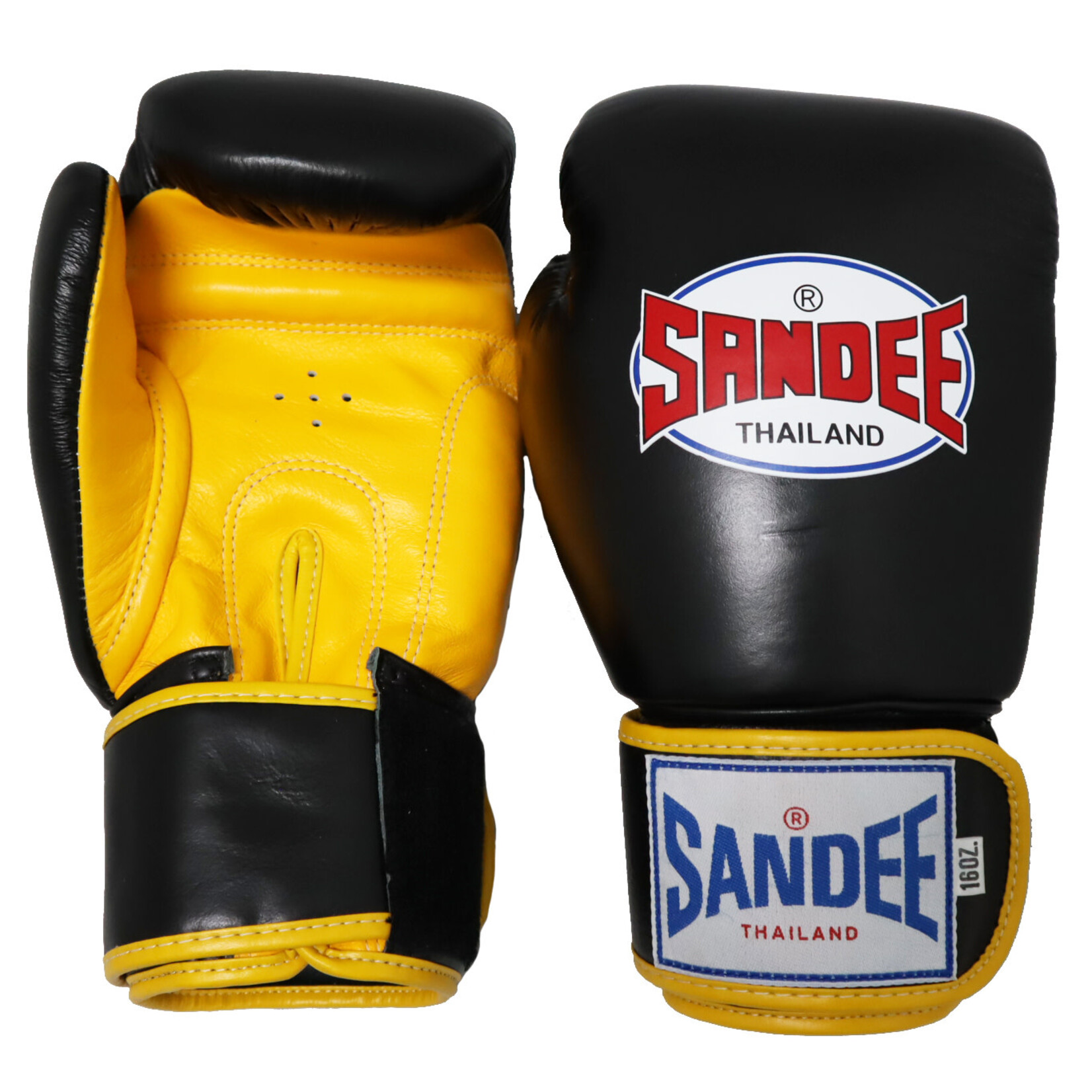 Sandee Sandee Boxing Gloves Authentic Black & Yellow