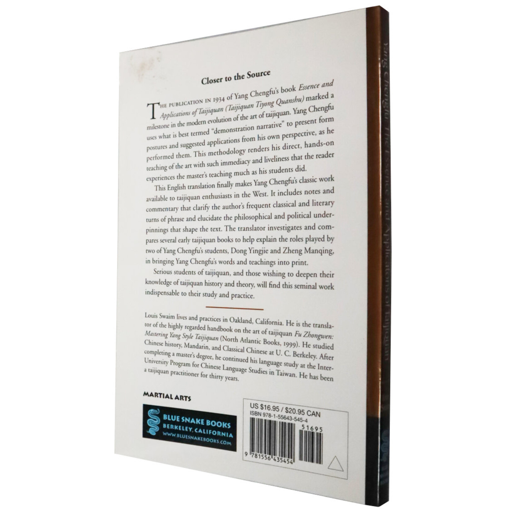 The Essence and Applications of Taijiquan by Yang Chengfu