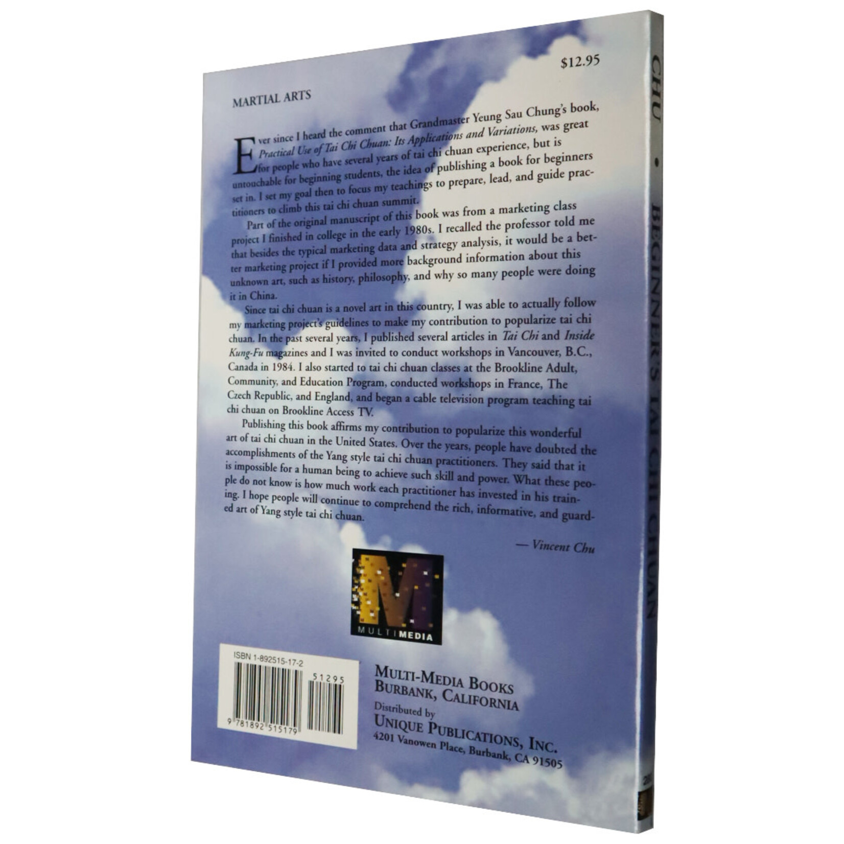 Beginner's Tai Chi Chuan by Vincent Chu