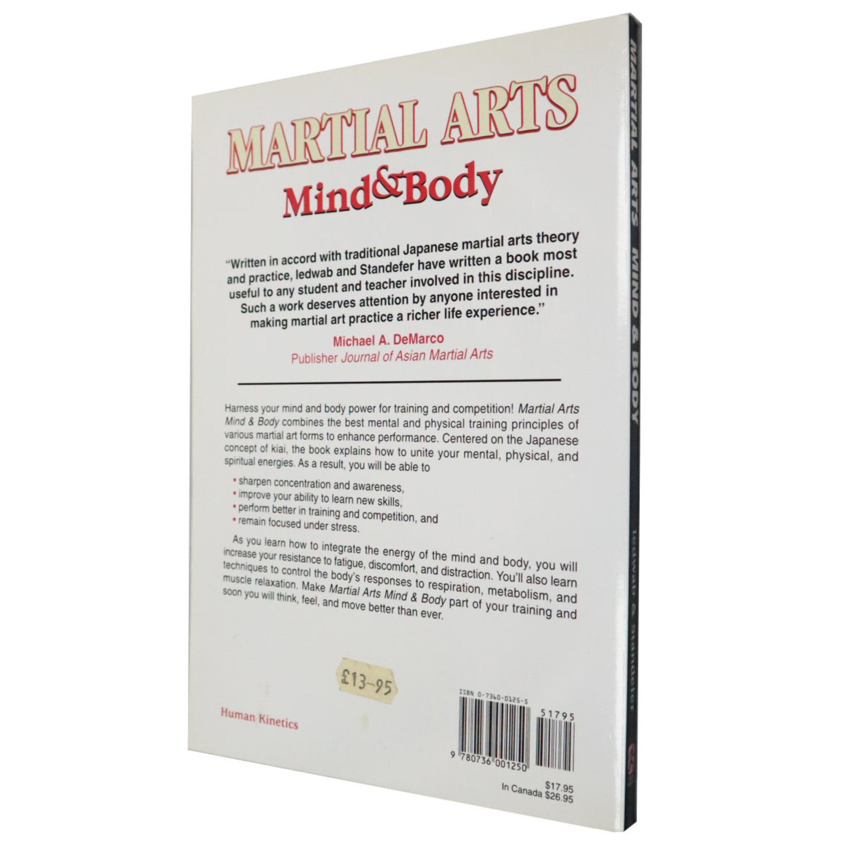 Martial Arts Mind & Body by Claudio Iedwab and Roxanne Standefer