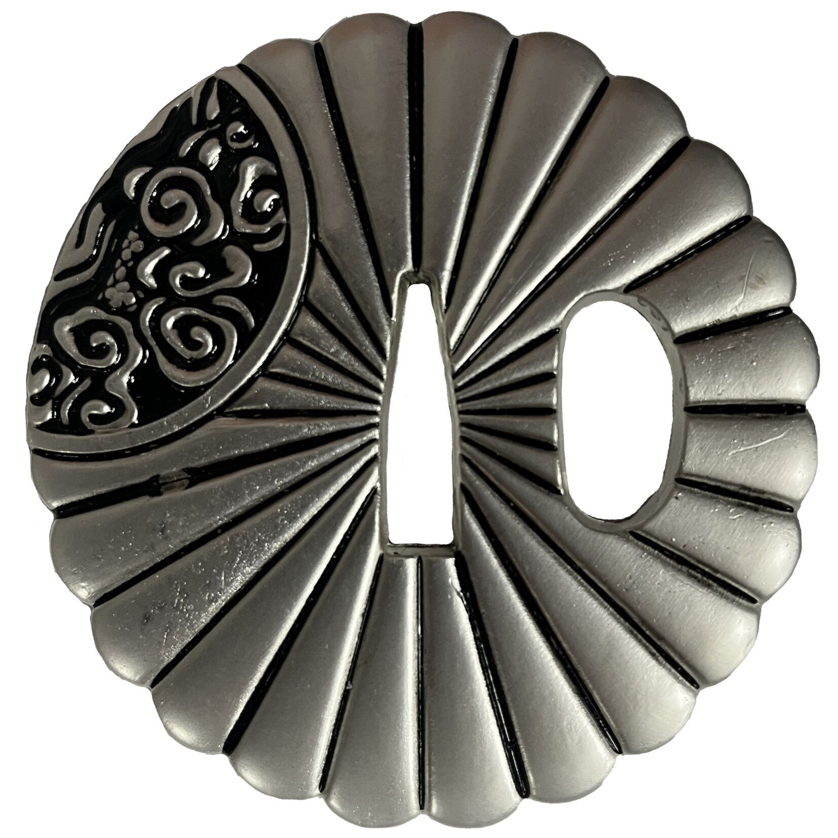 Enso Martial Arts Shop Silver Amida Yasari Tsuba