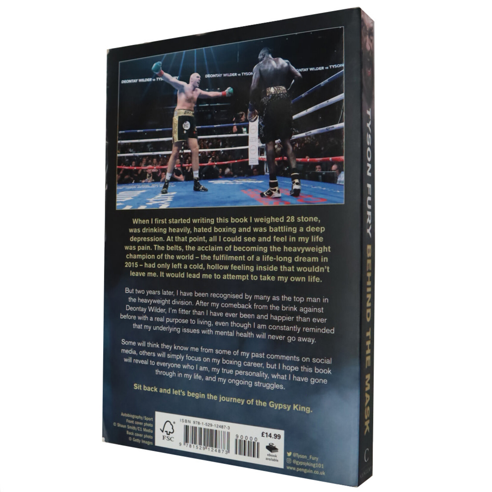 Tyson Fury Behind the Mask My Autobiography by Tyson Fury