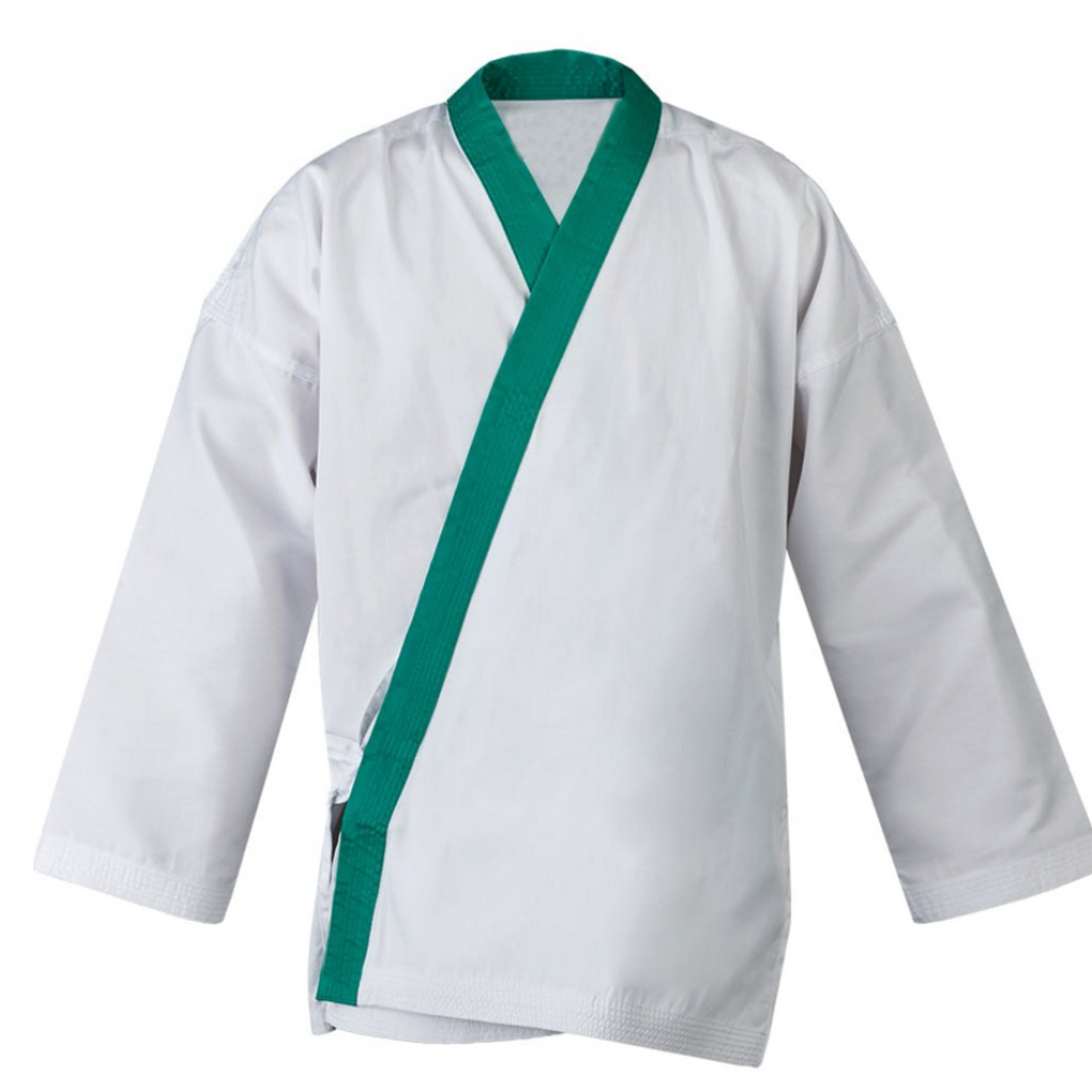 Karate Gi Top Green Trim 6/190