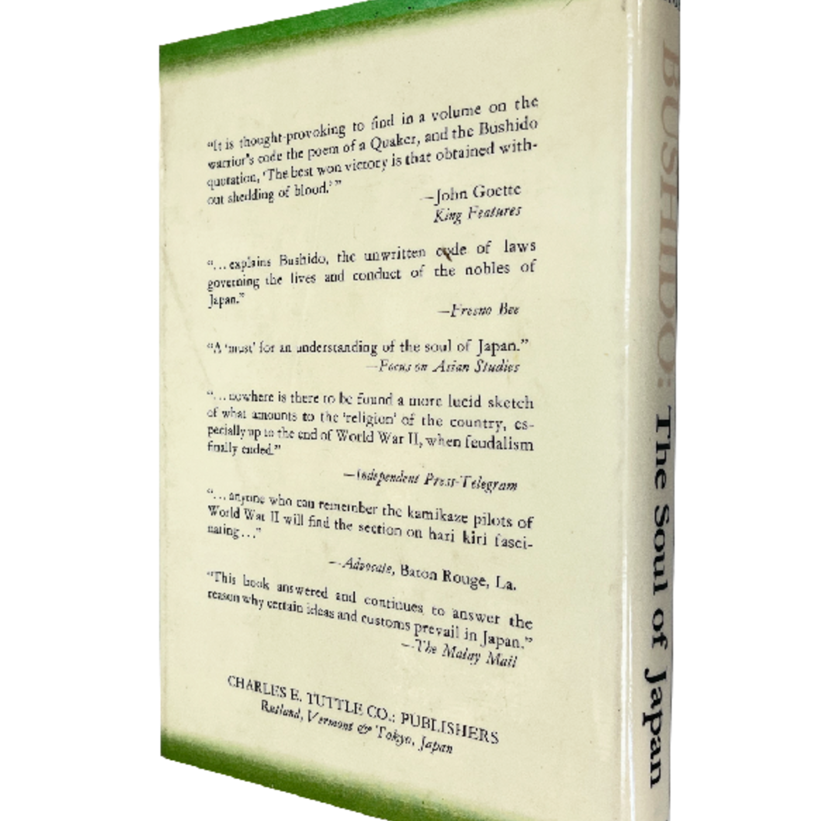 Bushido Soul of Japan: an Exposition of Japanese Thought