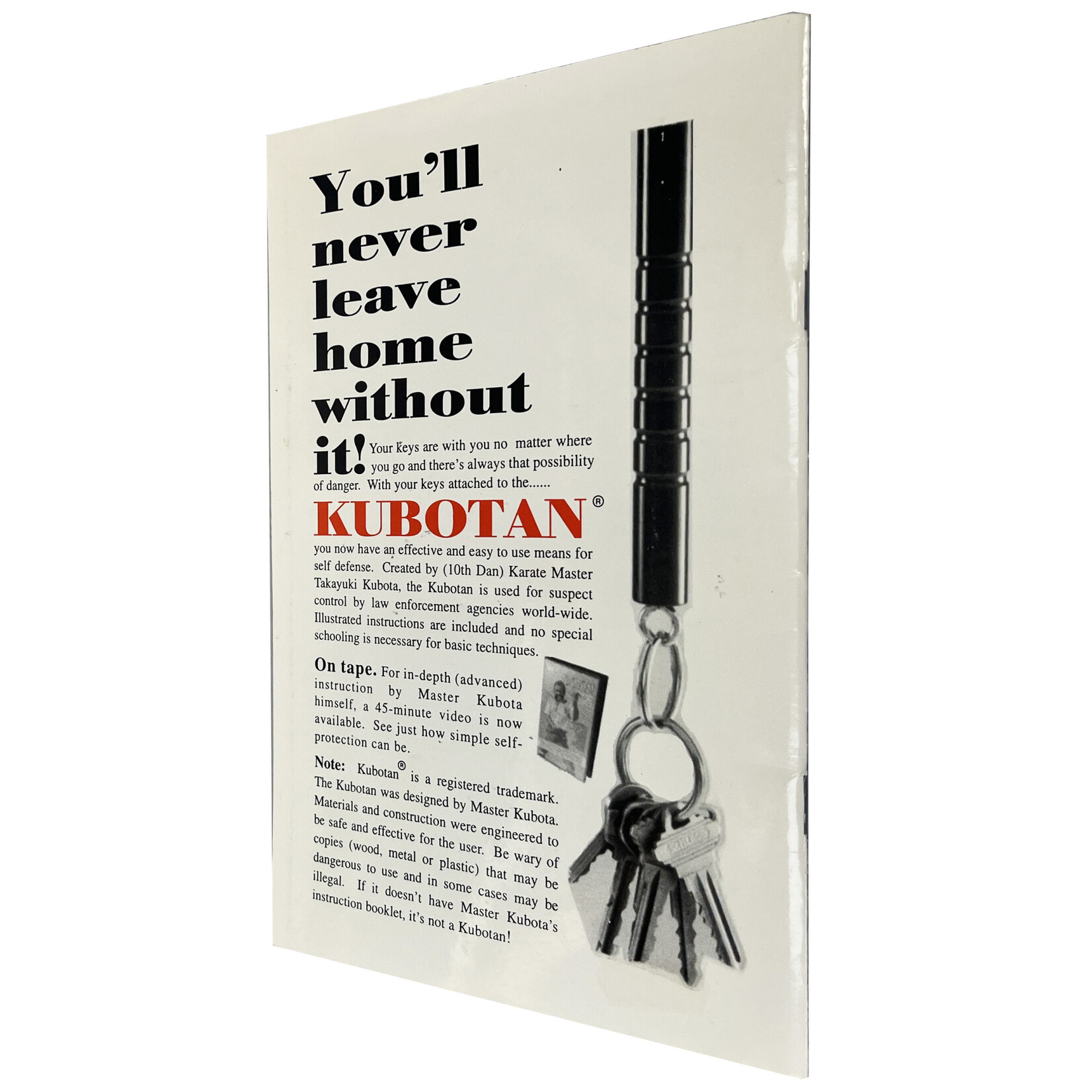 Action Kubotan, Key Chain An Aid in Self Defense by Takayuki Kubota