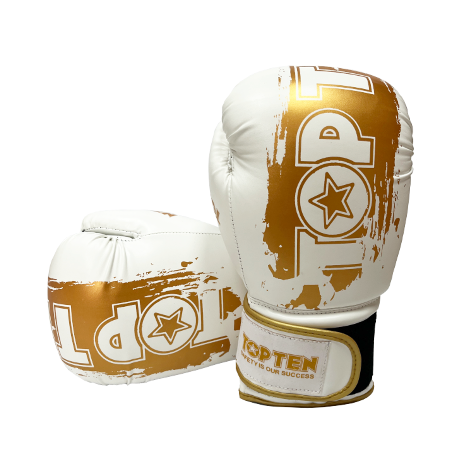 Top Ten Top Ten Boxing Gloves White/Gold