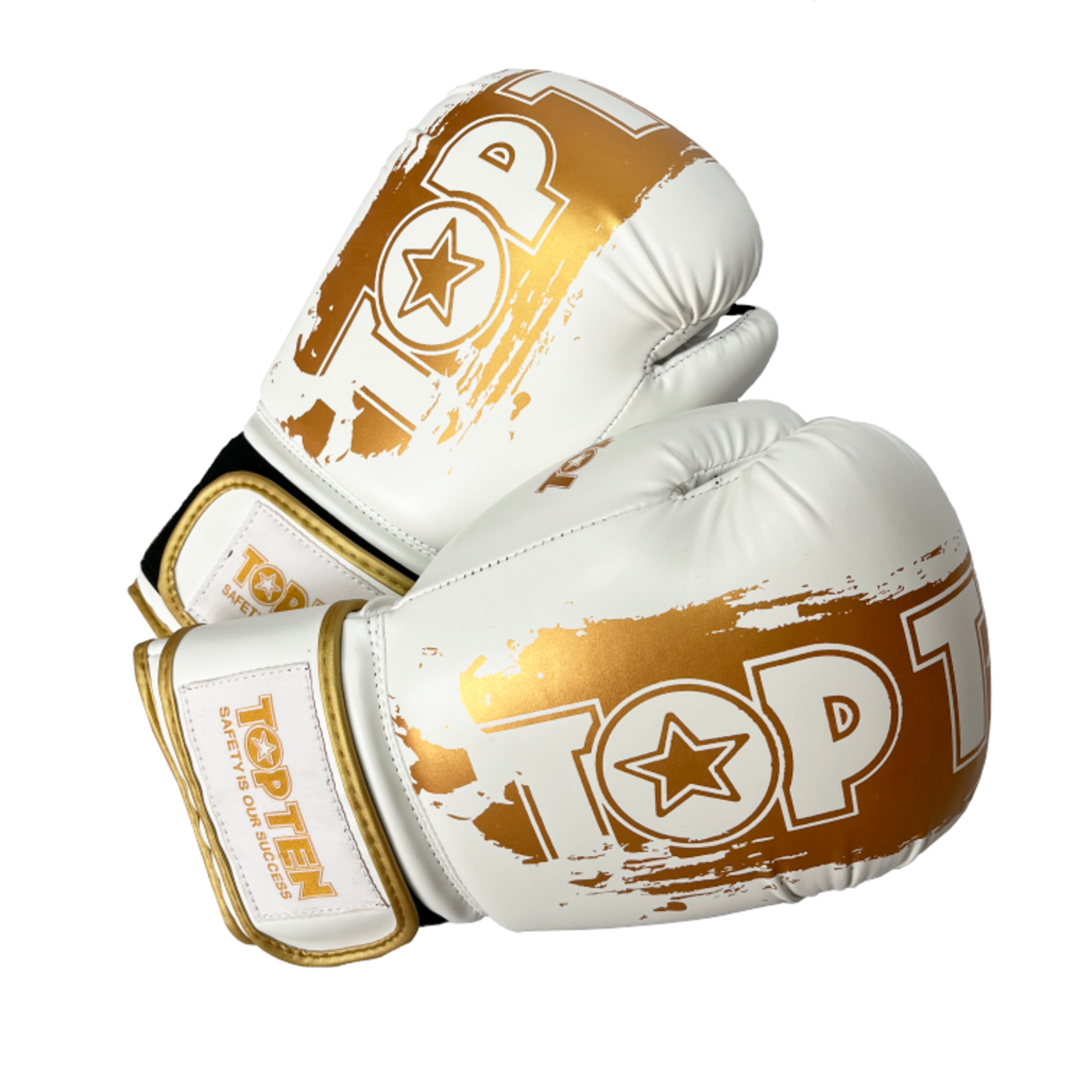 Top Ten Top Ten Boxing Gloves White/Gold