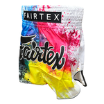 Fairtex Fairtex Thai Shorts Acid Jazz White