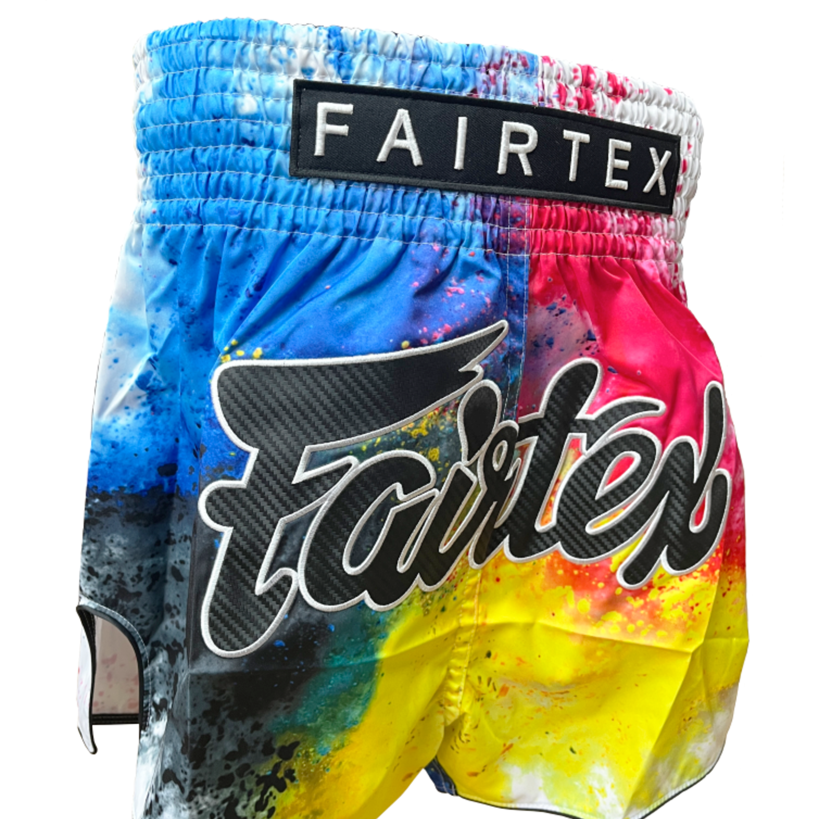 Fairtex Fairtex Thai Shorts Acid Jazz White