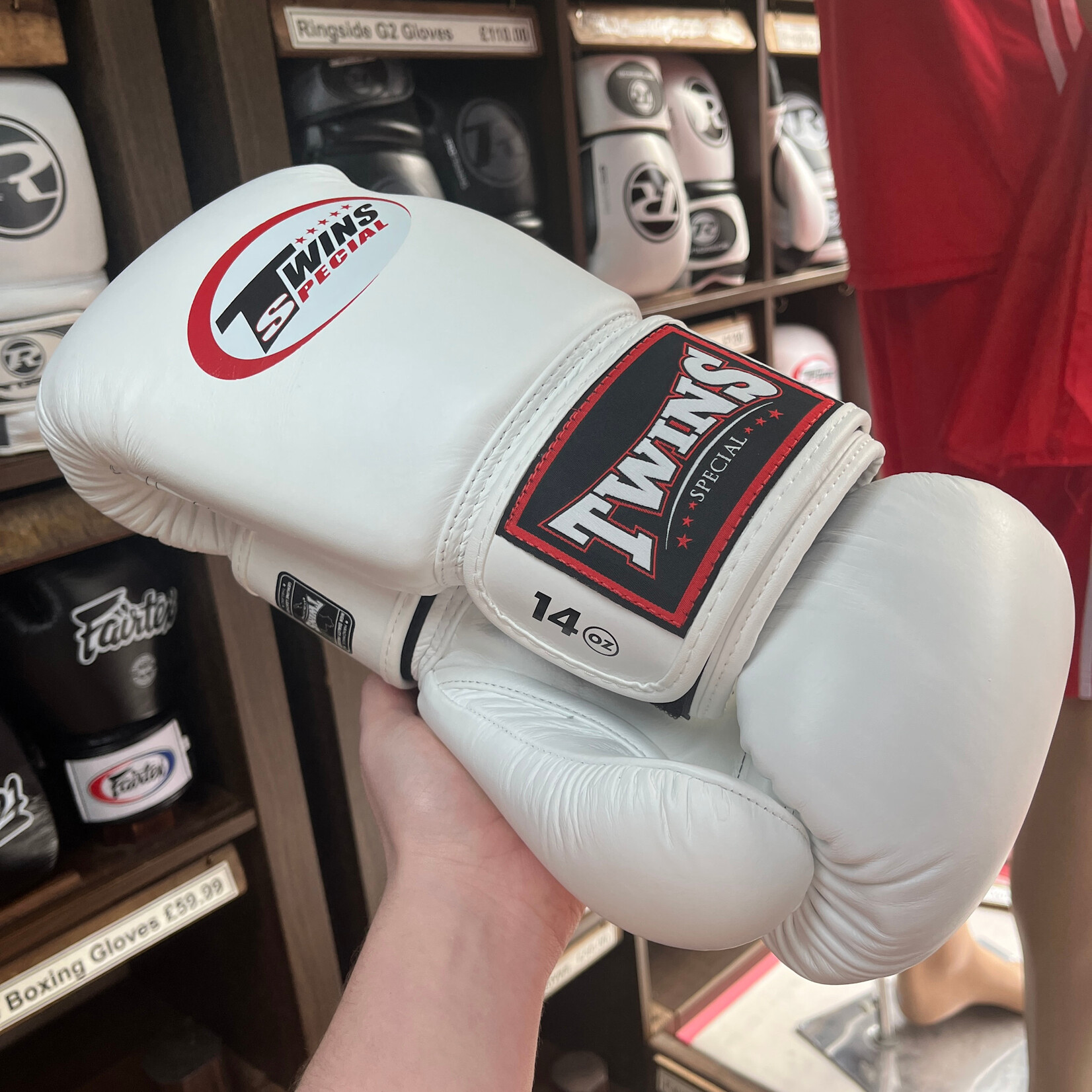 Twins Twins Boxing Gloves White BGVL4