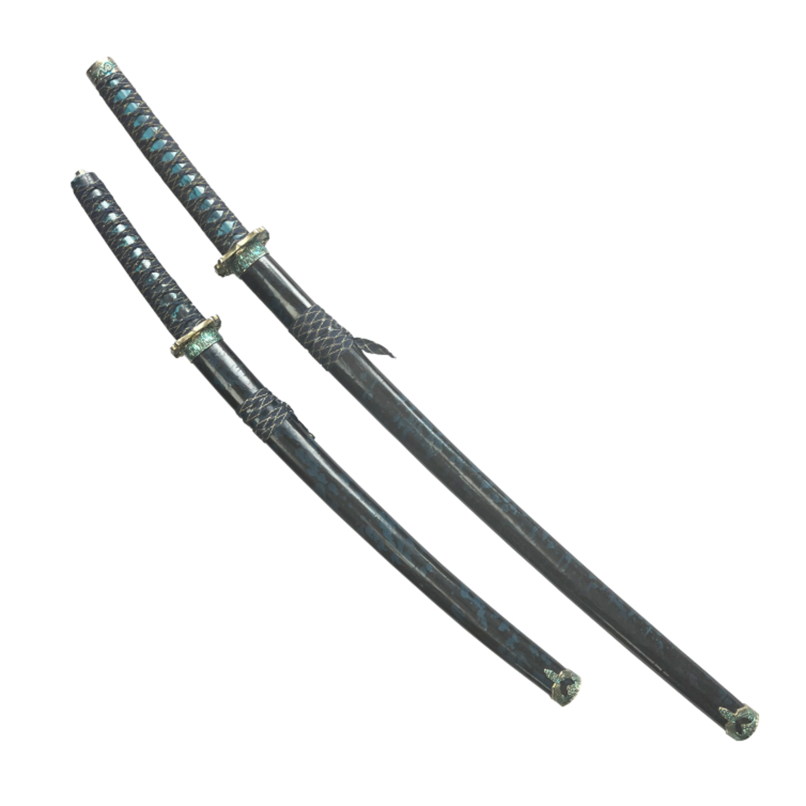 Blue Dragon Katana & Wakazashi Pair