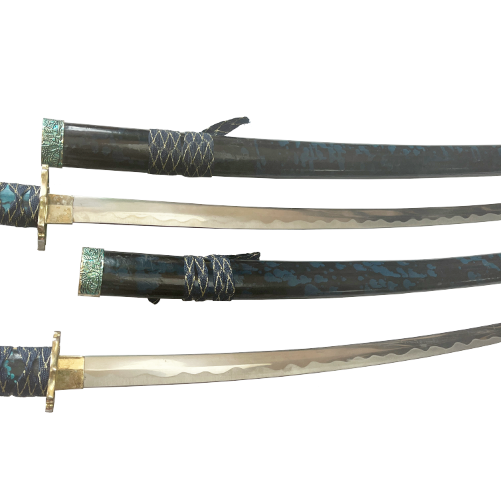 Blue Dragon Katana & Wakazashi Pair