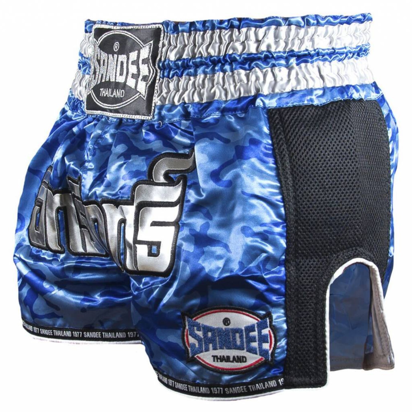 Sandee Sandee Thai Shorts Supernatural Blue & Silver