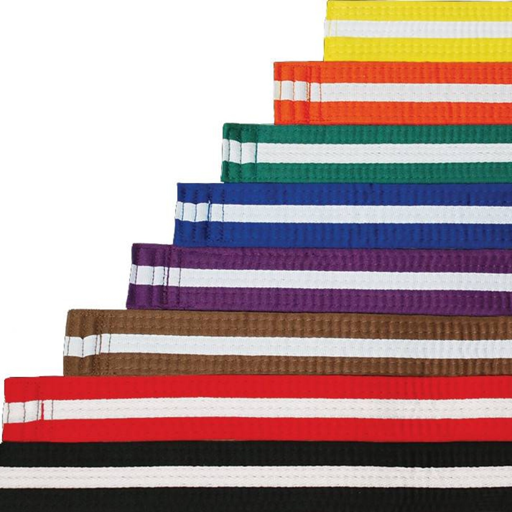 White Stripe Belt