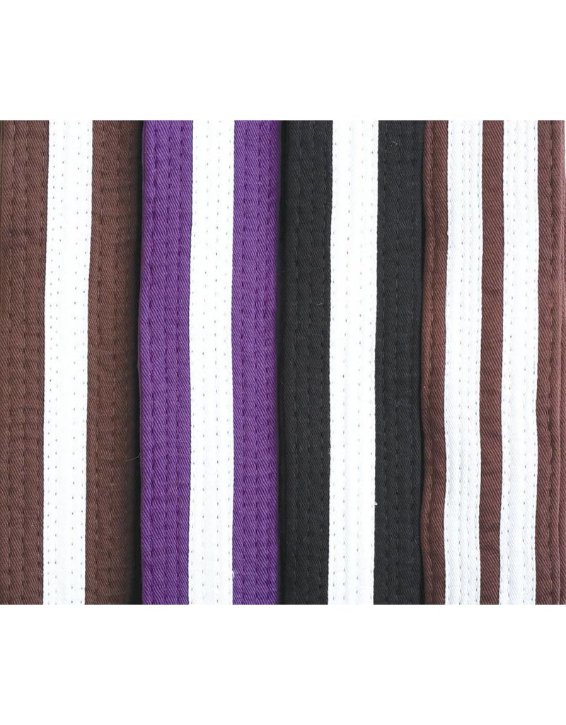 White Stripe Belts for Karate, Jiu Jitsu and Kickboxing - Enso Martial ...