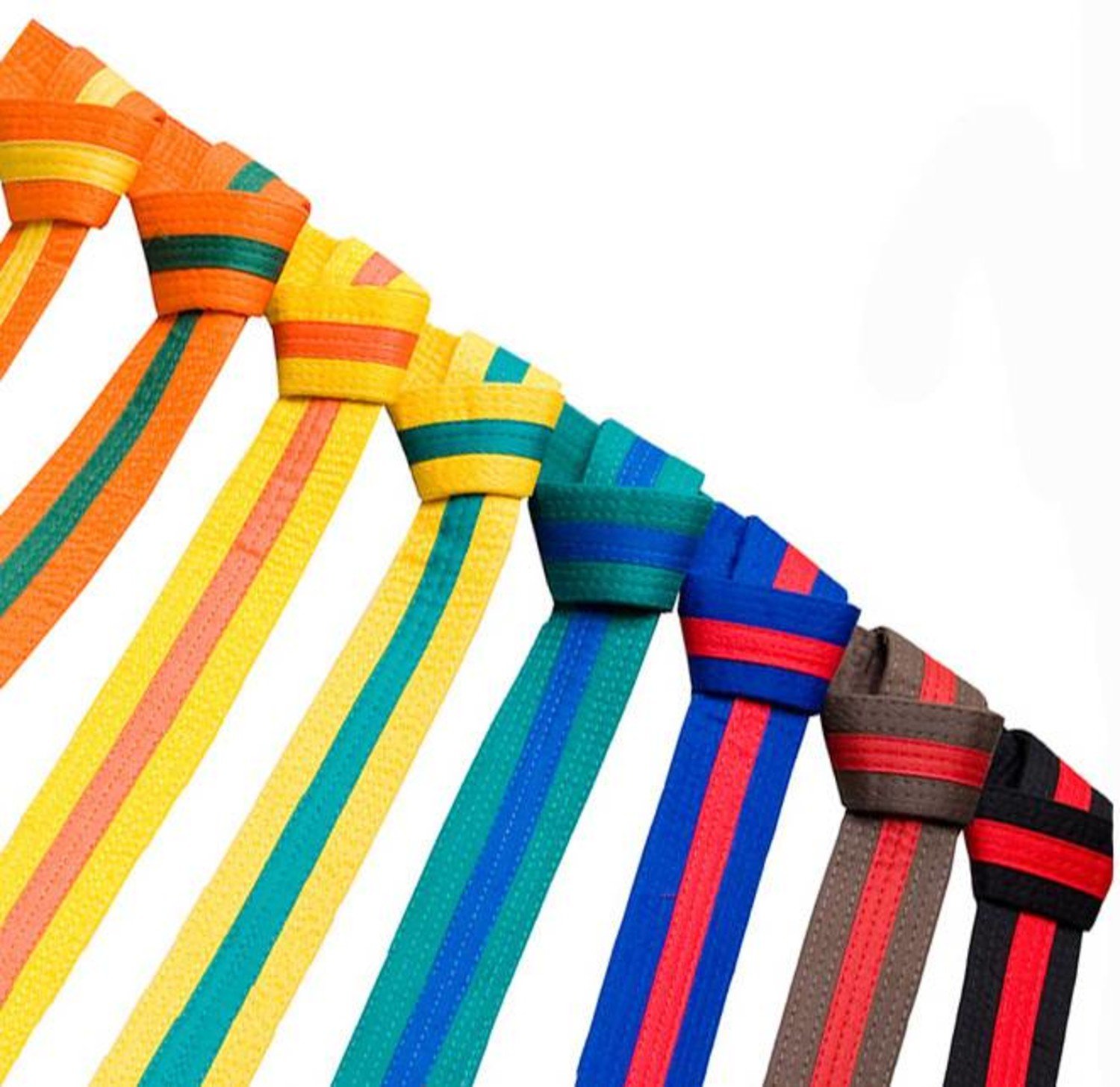 Karate Belt Colors Stripes | tyello.com