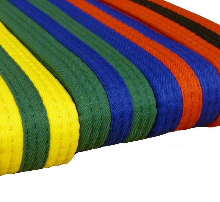 Colour Stripe Belts for Taekwondo and some styles of Kickboxing - Enso ...