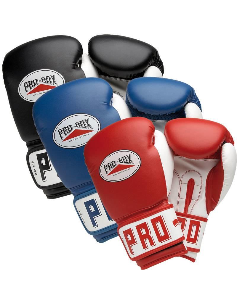 Probox Boxing Gloves in Black are a great club sparring glove Enso