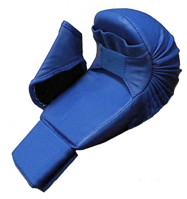 Blue Karate Gloves for sparring and competition fighting Enso Martial