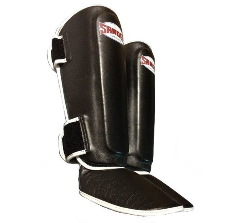 Sandee Shin Guards the Authentic Series in Black & White Enso Martial Arts Shop Bristol