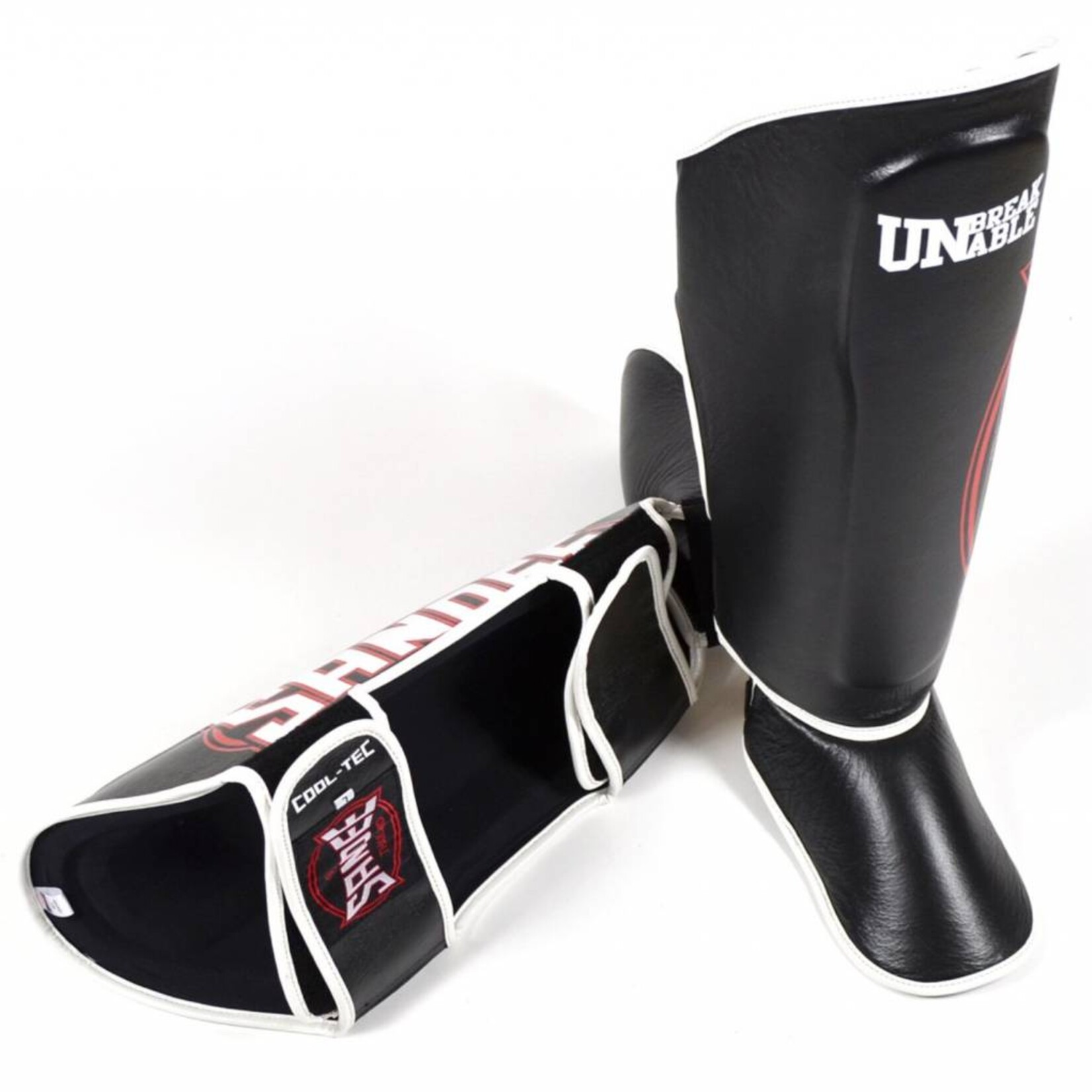 Sandee Sandee Shin Guards Cool Tec Black White