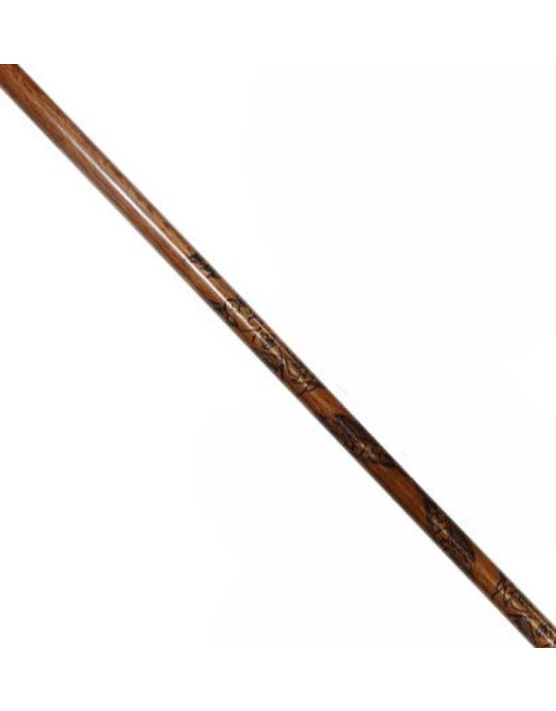 Carved Dragon Bo Staff is made from red oak & looks amazing! Enso