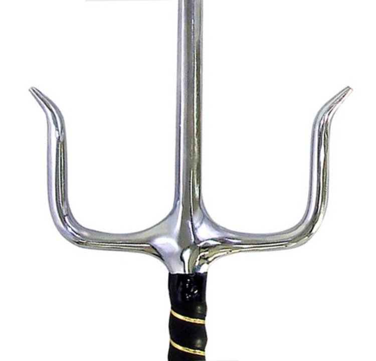 Chrome Round Sai are a Traditional Okinawan Weapon Enso Martial Arts