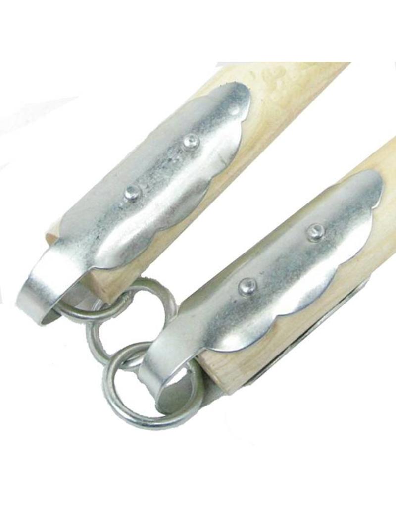 Three section Staff is made of traditional White Wax Wood Enso