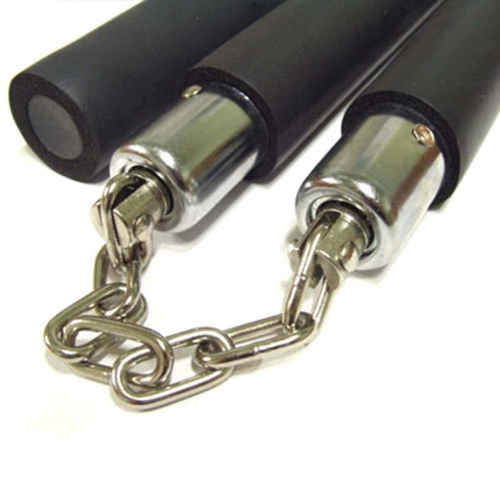Enso Martial Arts Shop Three Section Rubber Foam Staff with Chain