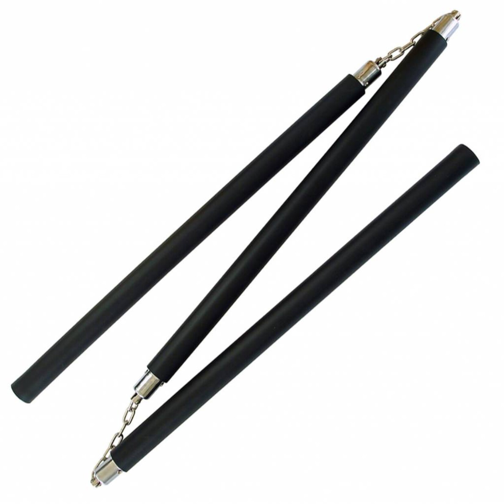Enso Martial Arts Shop Three Section Rubber Foam Staff with Chain