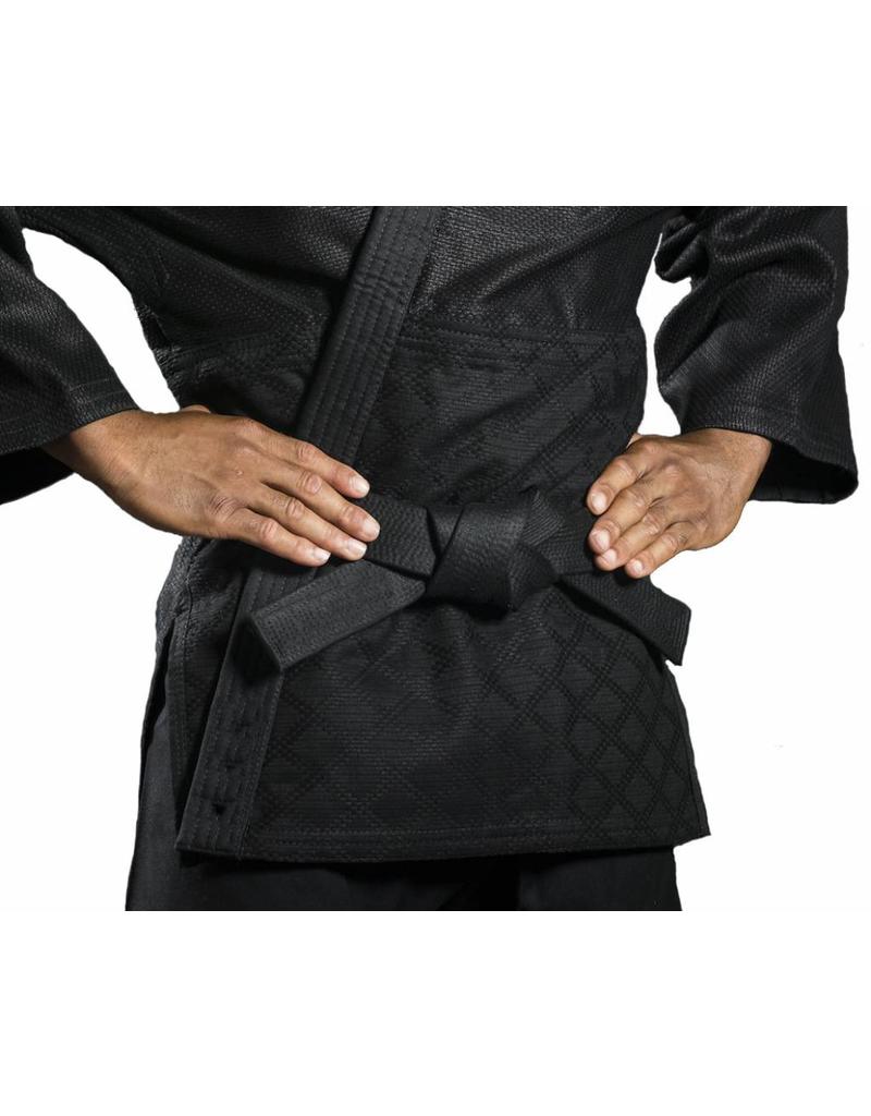 Black Judo Gi stand out in a Judo Class and perfect for Ninjutsu Enso