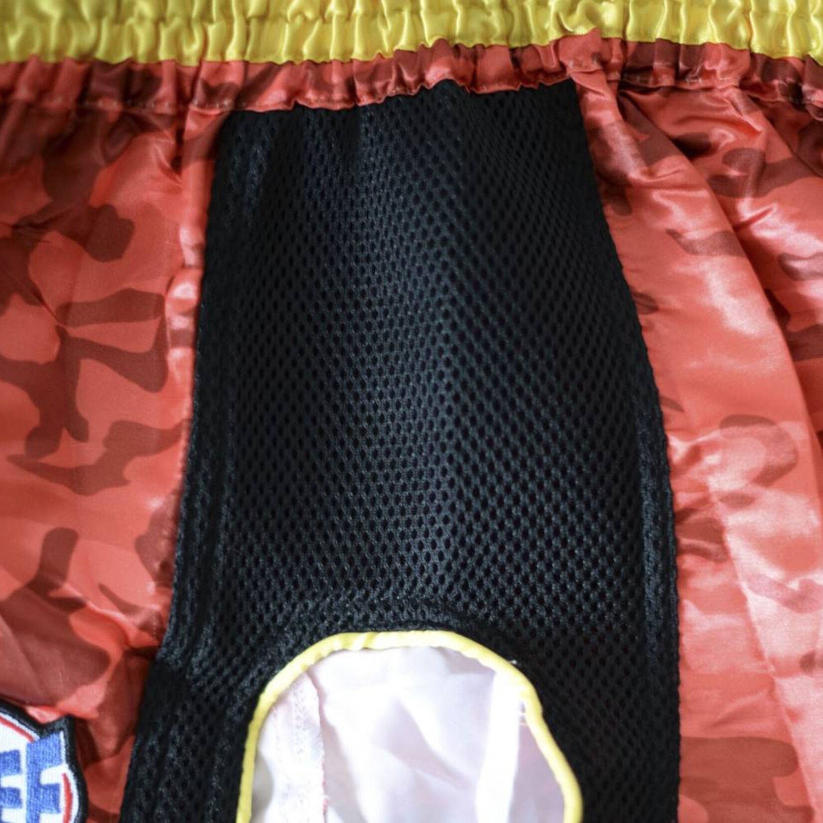 Sandee Sandee Thai Shorts Supernatural Red & Gold