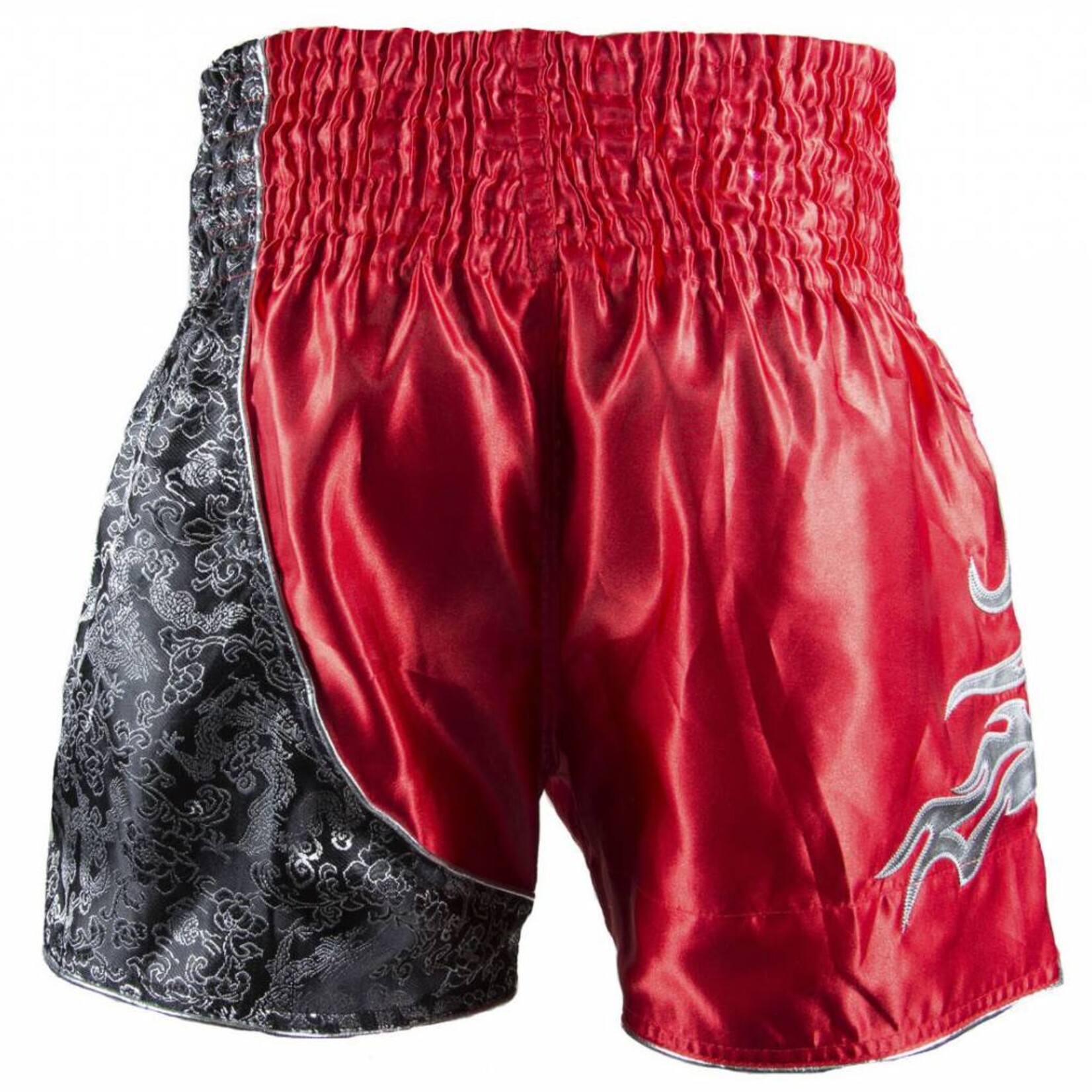 Sandee Sandee Thai Shorts Unbreakable Red & Silver
