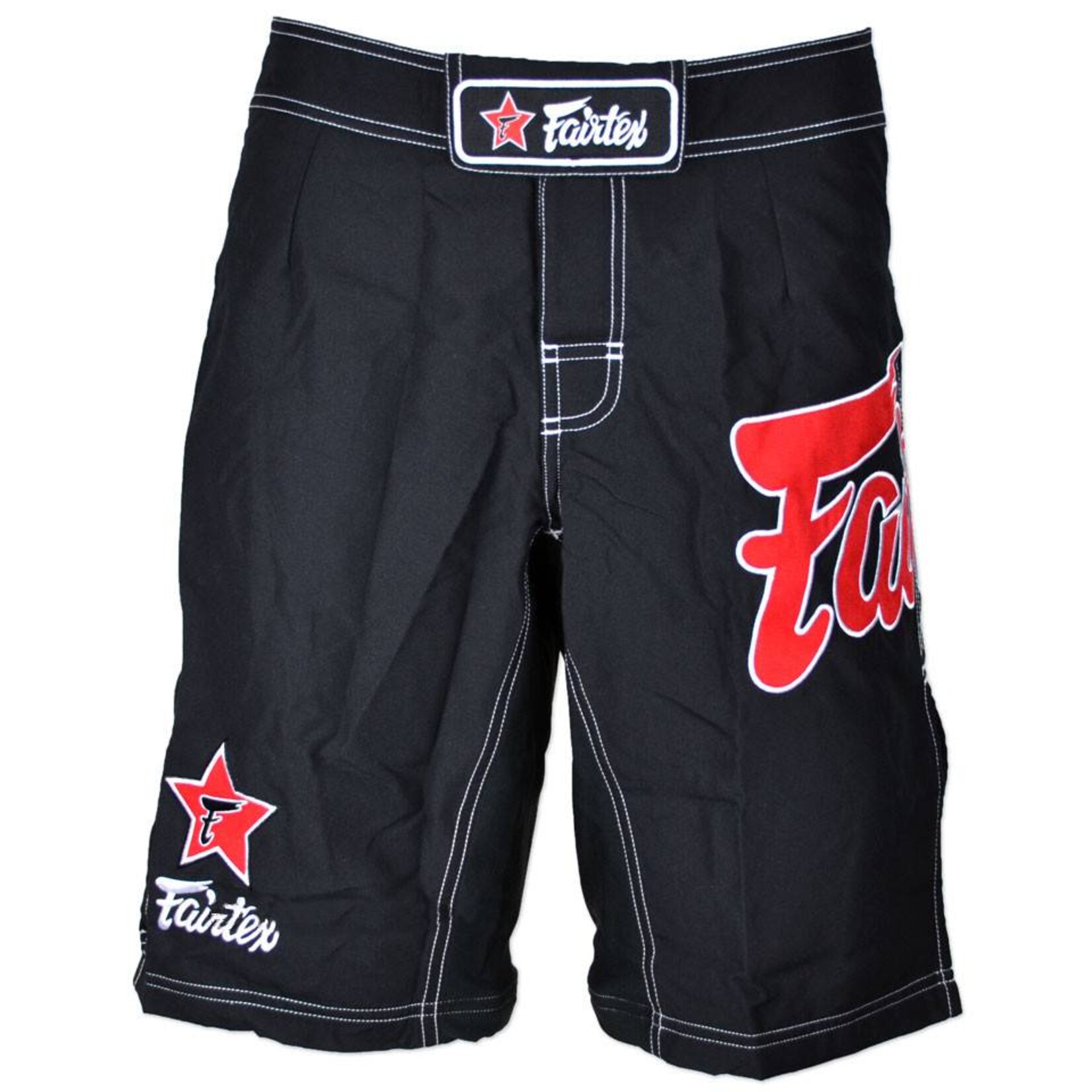 Fairtex Fairtex MMA Shorts Black with Red Logo