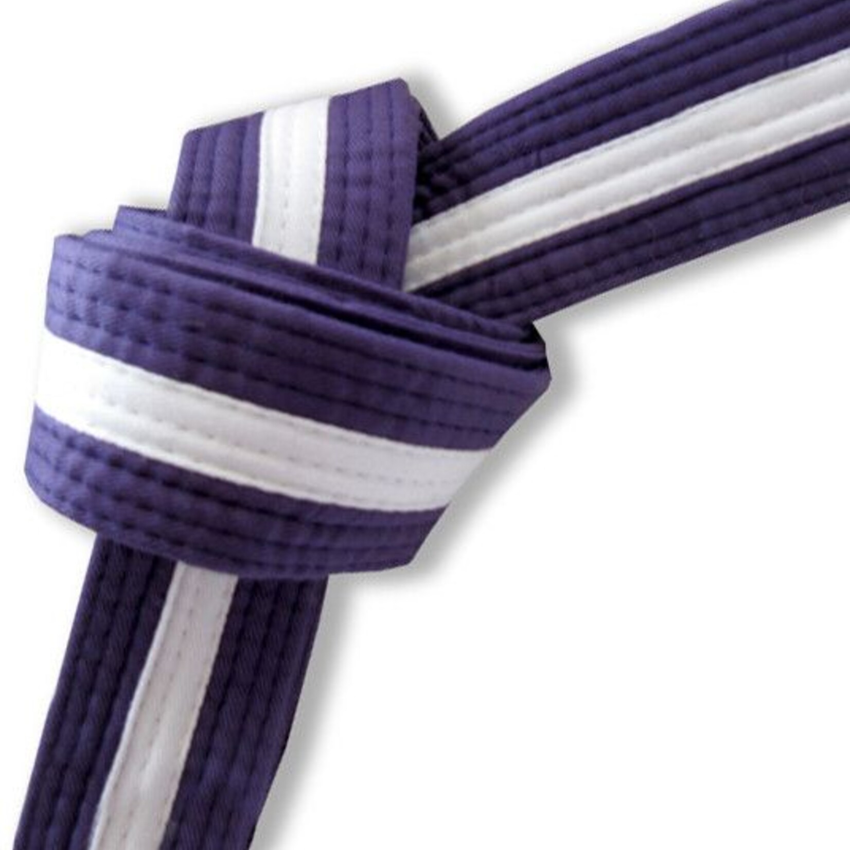 White Stripe Belt