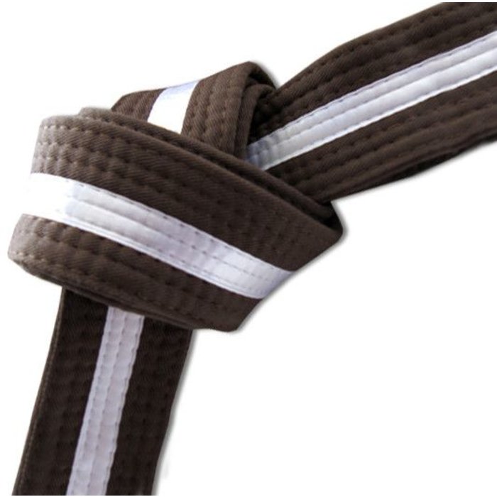white belt stripes