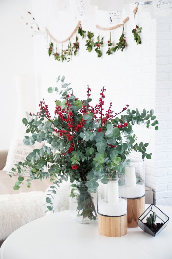 Kerstboeket Eucalyptus