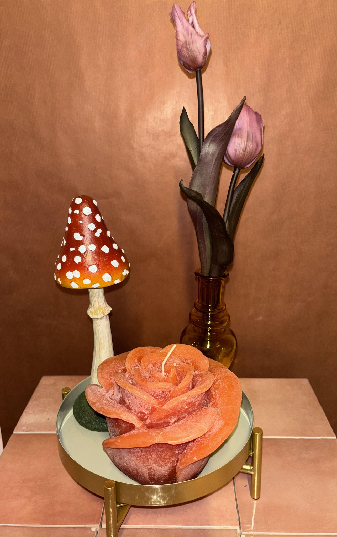 Herfstgeschenkset met plateau