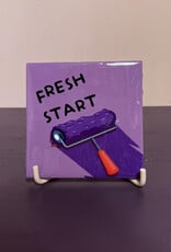 Tegeltje "fresh start''