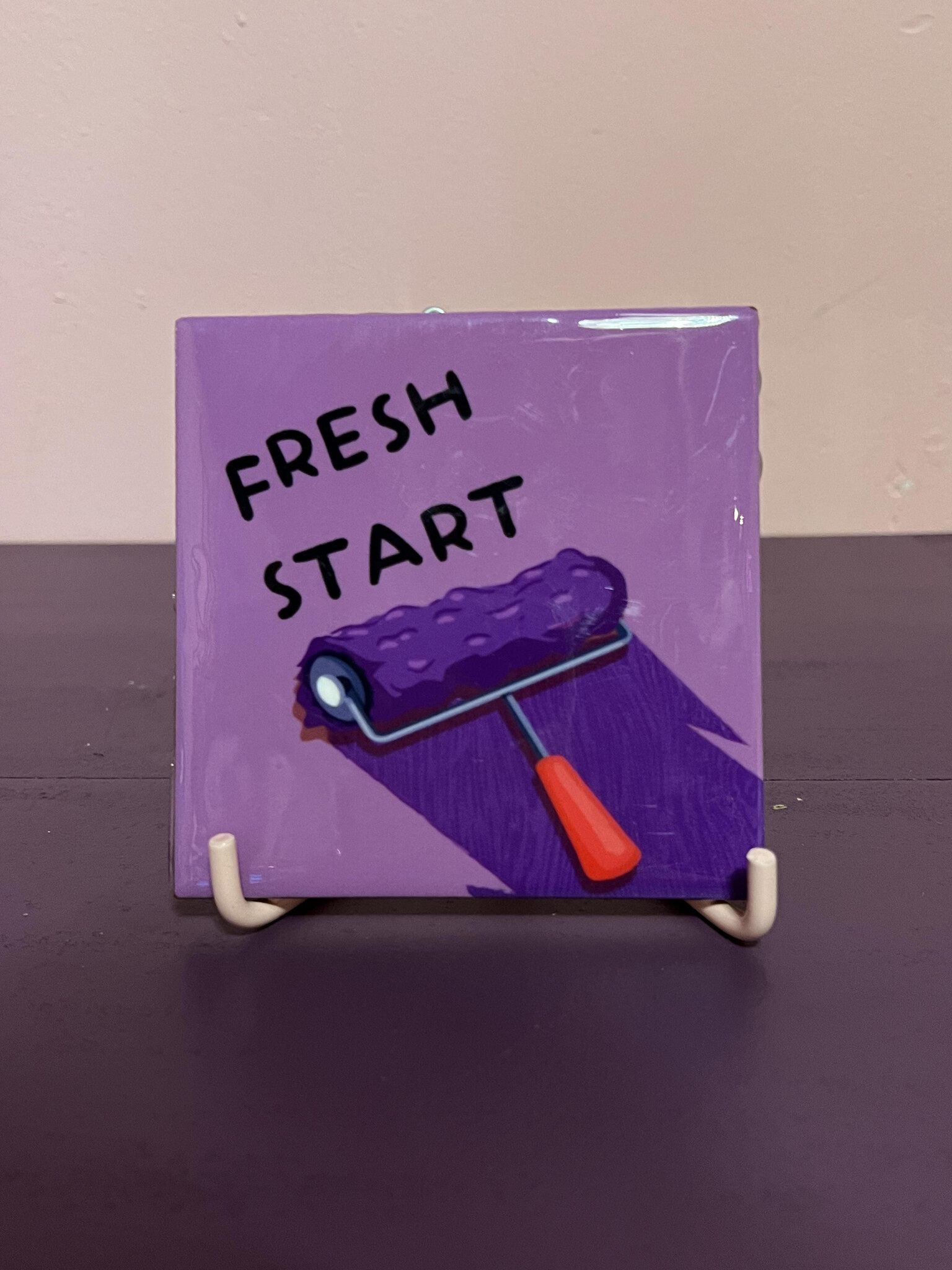 Tegeltje "fresh start''