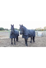 LuBa Paardendekens, Extreme® Regendeken 150gr - 0gr Turnout 1680D COMBO/Afneembare hals