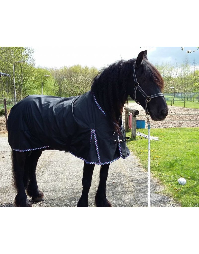 LuBa Paardendekens, Extreme® FRISIAN-EXTREME Turnout 1680D® 0gr Rain blanket