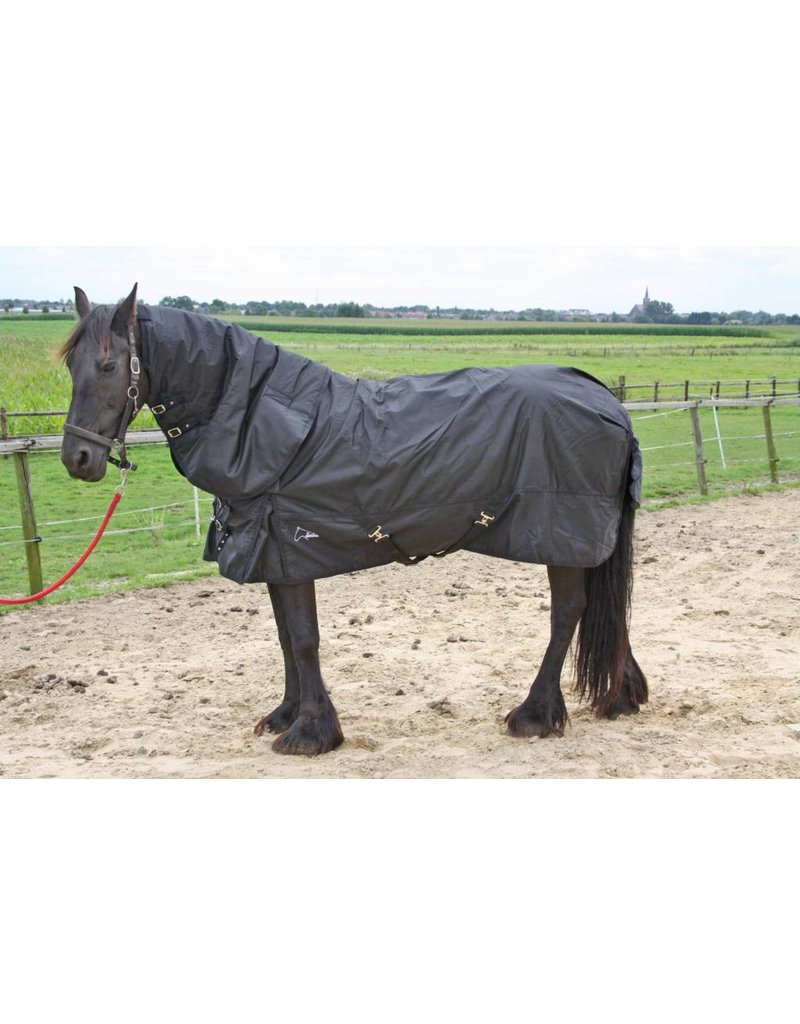 LuBa Paardendekens, Extreme® Regendeken 150gr - 0gr Turnout 1680D COMBO/Afneembare hals