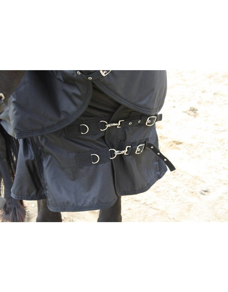 LuBa Paardendekens, Extreme® Regendeken 150gr - 0gr Turnout 1680D COMBO/Afneembare hals