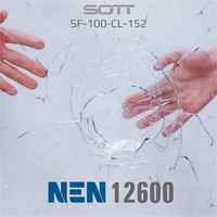 Schutzfolie Safety100 Glasklar EN12600 -182 cm