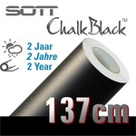 SOTT® ChalkBlack™ Tafel-folie Schwarz -137cm CHB-HBR-137