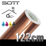 SOTT® Metaleffect Indoor Brushed Satin Copper -122cm DP-Brushedcopper-122