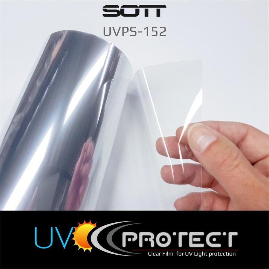 UV Protektion Folie Glasklar -152cm UVPS-152-3
