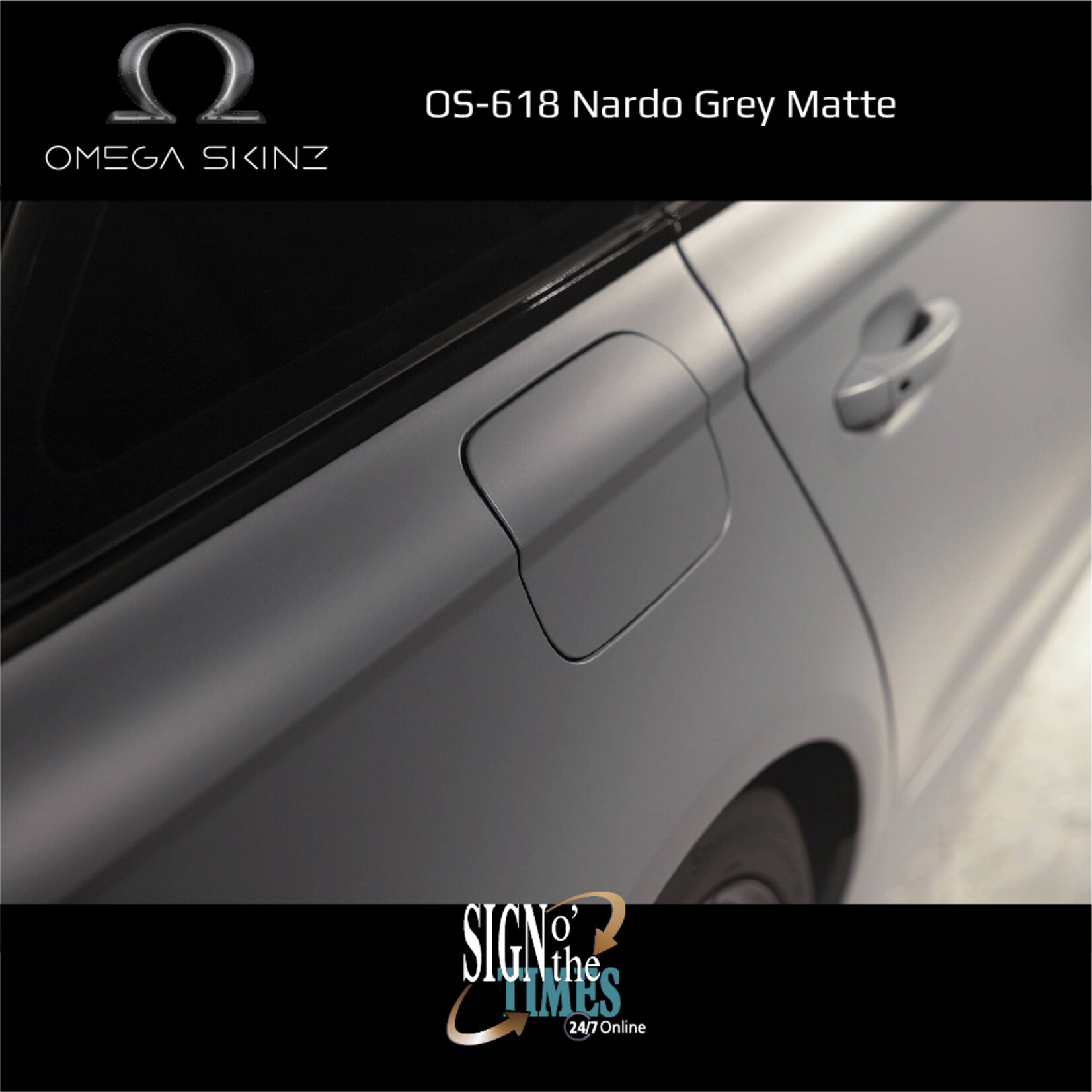 Omega Skinz OS-618 Nardo Grey matte